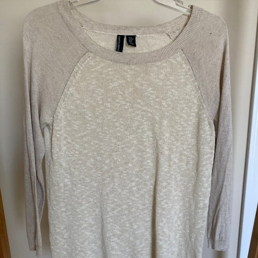 Linen blend top